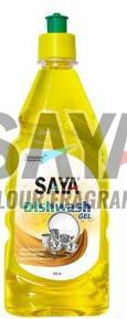 Saya Gel Liquid Dish Cleaner, Packaging Size : 500ml, 5 Liter