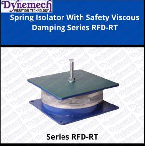 Spring Isolator With Safety Viscous Damping Series RFD-RT