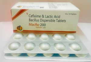 Cefixime200mg Tab (lactic Acid Bascillus 2.5 Billion Spores)