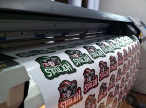 Sticker Printing Service, Ink Color : Full Color