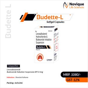 Budesonide O.5mg + Levosalbutamol 1.25mg