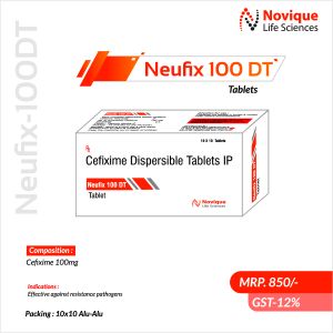 Cefixime Dispersible 100 Mg TAB