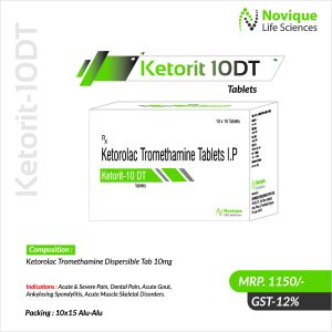 Ketorolac Tromethamine Dispersible Tablet