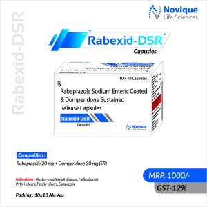 Rabeprazole Sustained Release Domperidone Capsules For Used To Treat Acidity, Heartburn