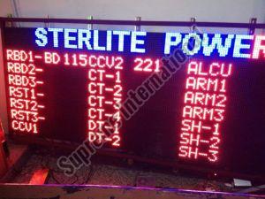 Supreme International Metal LED Production Display Boards, Emitting Color : Multicolour