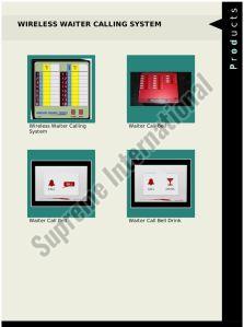 Supreme International Automatic Electric Waiter Calling System For Hotels Restaurant