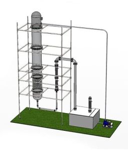 Electric Polished HCL Gas Absorber System For Industrial