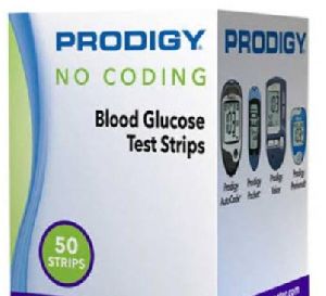 Prodigy Plastic Blood Glucose Test Strips For Clinical, Home Purpose, Hospital