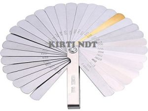 Kirti Ndt Stainless Steel Feeler Gauge, Color : Metallic