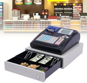 Electronic Cash Register With Drawers