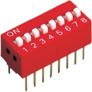 DIP Switch, Voltage : 12V DC/250V AC