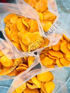 Soft Frozen Alphonso Mango Slices, Taste : Sweet