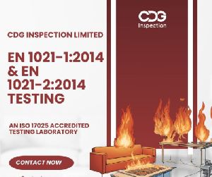 En 1021-1:2014 En 1021-2:2014 Testing (ignitability Of Upholstered Furniture)