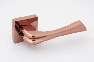 Rose Gold Brass Door Handle