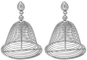 Silver Dancing Jhumka