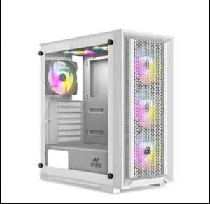 Ant Esports SX7 Argb ATX Mid Tower Cabinet (White)