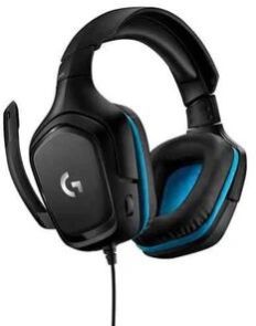 Logitech G431 3.5mm 7.1 Surround Gaming Headphone With Mic ( Black )