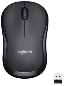 Logitech M221 Silent Wireless Ambidextrous Gaming Mouse (Black)