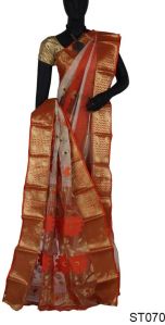 Elegant Womens Bengali Tant Silk Saree