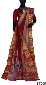 Ethnic Bengal Tank Silk Saree