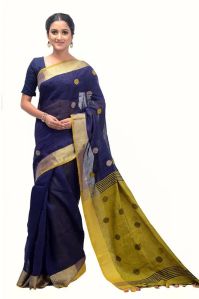 Stylist Handloom Linen Saree