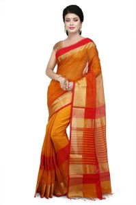 Women\'s Silk-cotton Maheshwari Saree