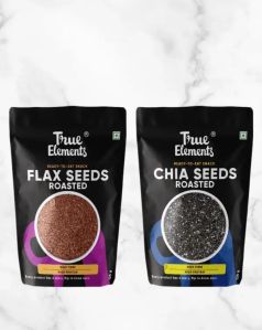 True Elements Roasted Flax Seeds And Chia Seeds