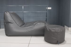 3XL Pro Royal Lounger Grey Bean Bag