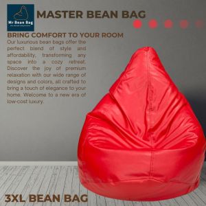 3XL Royal Red Bean Bag