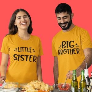 ADULT SIBLING T-SHIRT BIG SISTER LITTLE SISTER