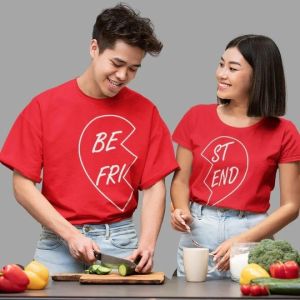 BEST FRIENDS HEART T-SHIRTS