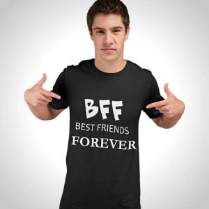 BFF BEST FRIENDS FOREVER MEN'S T SHIRT