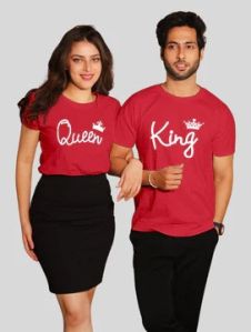 COUPLE T-SHIRT KING QUEEN