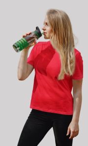 CRIMSON RED PLAIN WOMEN'S T SHIRT