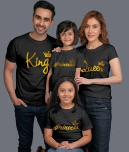 FAMILY T-SHIRT KING QUEEN PRINCESS