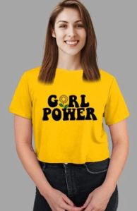 GIRL POWER CROP TOP