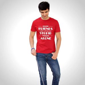 GOOD FRIENDS DON’T LET YOU DO THINGS ALONE MEN'S T SHIRT