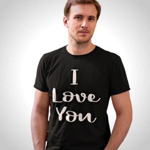 I LOVE YOU MEN'S T SHIRT