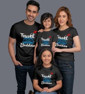 MOM DAD DAUGHTER & DAUGHTER T-SHIRT TRAVEL BUDDIES