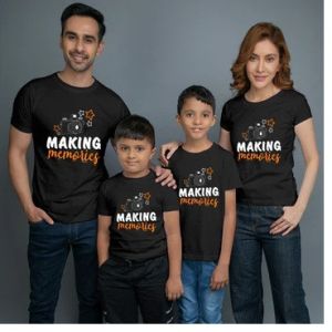 MOM DAD SON & SON T-SHIRT MAKING MEMORIES