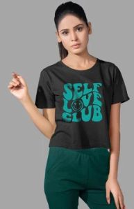 SELF LOVE CLUB CROP TOP