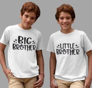 SIBLING T-SHIRT BIG BROTHER LITTLE BROTHER