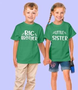 SIBLING T-SHIRT BIG BROTHER LITTLE SISTER