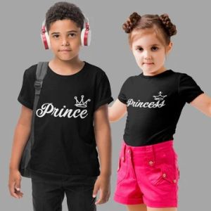 SIBLING T-SHIRT PRINCE PRINCESS