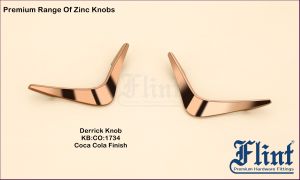 Flint Chrome Polished Zinc Derrick Cabinet Knob, Model Number : KB:1734