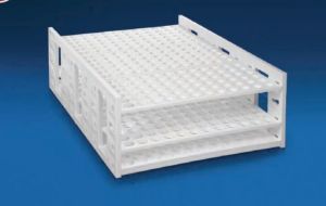 Ai Polypropylene Test Tube Peg Rack, Color : White