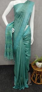 Plain Organza Silk Sarees, Width : 6.5 Meter