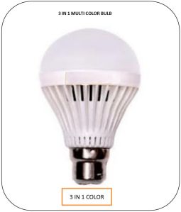 3 In 1 LED Colour Bulb For Use Ligting