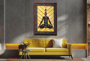 Handmade Yoga Meditation Tapestry Wall Hanging