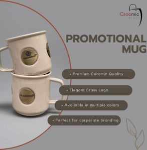 Crocmic Glazes Ceramic Promotional Mug, Certification : Iso Certified